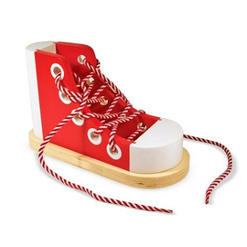 Melissa & Doug - Wooden Lacing Shoe