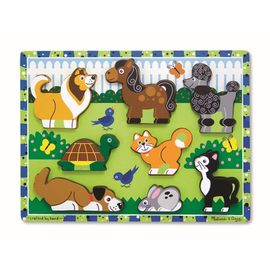 Melissa & Doug - Pets Wooden Chunky Puzzle 8pce