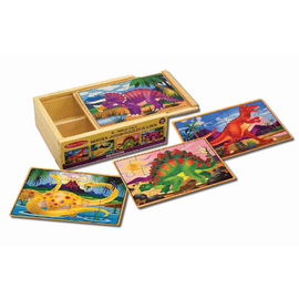 Melissa & Doug - Dinosaurs Wooden Puzzles in a Box