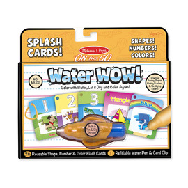 Melissa & Doug On The Go Water WOW! Splash Cards |Shapes! Numbers! Colours!