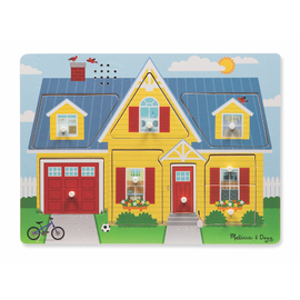 Melissa & Doug - Around the House Sound Jigsaw Puzzle 8pc