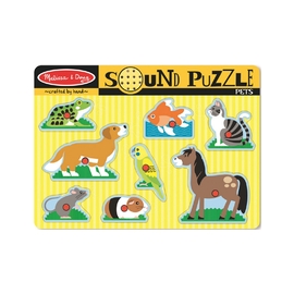 Melissa & Doug - Pets Sound Puzzle 8pc