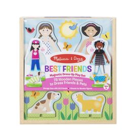 Melissa & Doug - Best Friends Magnetic Dress-Up Play Set