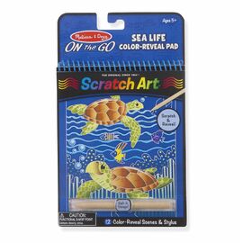 Melissa & Doug - On The Go Scratch Art | Sea Life