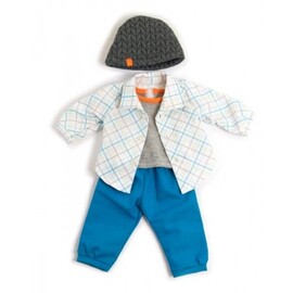 Miniland Doll Clothes - Boys Blue Spring Set | 38-42cm Doll