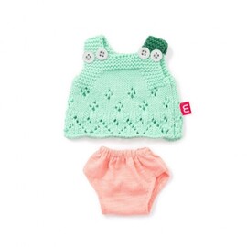 Miniland Doll Clothes - Forest Coloured Jumper Set | 21cm Doll
