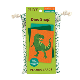 Mudpuppy Games-to-Go | Dino Snap! Playing Cards