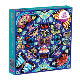 Mudpuppy Kaleidoscope Butterflies 500pc Jigsaw Puzzle