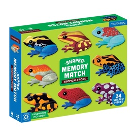 Mudpuppy Memory Match - Shaped Frogs