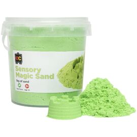 Educational Colours - Sensory Magic Sand 1kg Tub Green