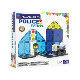 Magna Tiles Police Patrol 20 piece