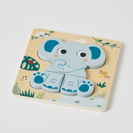 Wooden Elephant Jigsaw Puzzle