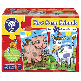 Orchard Toys - First Farm Friends 2 x 12pc Puzzles