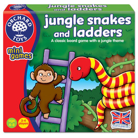 Orchard Toys Jungle Snakes & Ladders - Mini Game