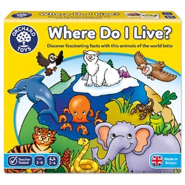 Orchard Toys - Where Do I Live Lotto Game