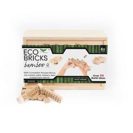 Once Kids - Eco Bricks Bamboo 90 Piece