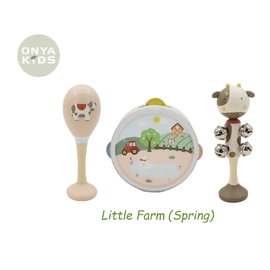 Onya Kids 3pcs Farm Music Set - Spring (Cow)