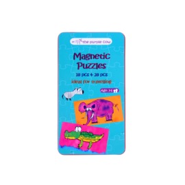 The Purple Cow Magnetic Puzzles Travel Activity
