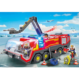 Playmobil City Action - Airport Fire Engine with Lights and Sound
