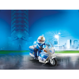 Playmobil City Action - Police Bike With LED Light