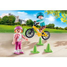 Playmobil Special Plus Children with Skates and Bike