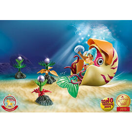 Playmobil Magic - Mermaid with Sea Snail Gondola