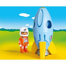 Playmobil 1.2.3 | Astronaut with Rocket