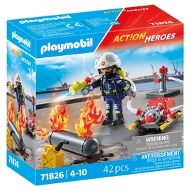 Playmobil - Firefighter with Water Pump