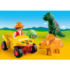 Playmobil 1.2.3 | Explorer with Dinos
