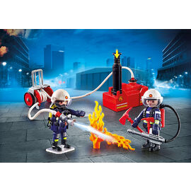 Playmobil City Action - Firefighters with Water Pump