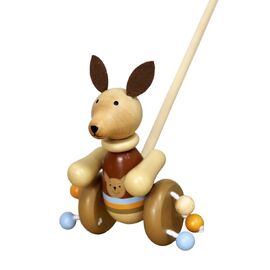 Wooden Push Along Toy - Kangaroo