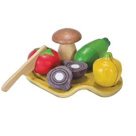 Plan Toys Assorted Vegetable Set | Wooden Play Food