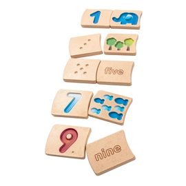 Plan Toys - Number Tiles 1-10
