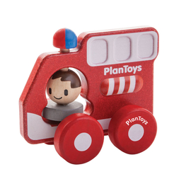 Plan Toys - Fire Truck Wooden Eco Toy