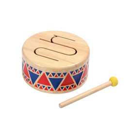 Plan Toys - Solid Drum Wooden Musical Toy