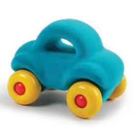 Rubbabu Little Vehicles - Blue Car