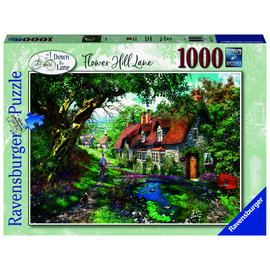 Ravensburger Flower Hill Lane Jigsaw Puzzle 1000pc