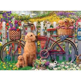 Ravensburger Cute Dogs in the Garden Jigsaw Puzzle 500pc