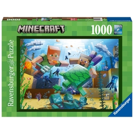 Ravensburger Minecraft Mosaic Jigsaw Puzzle 1000pc