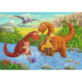 Ravensburger - Dinosaurs at Play Jigsaw Puzzle 2x24pc