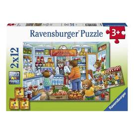 Ravensburger Let's Go Shopping Jigsaw Puzzle 2x12pc