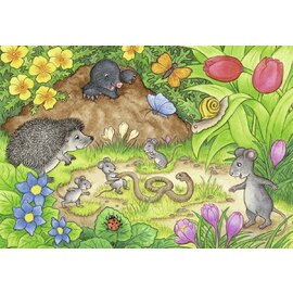 Ravensburger - Animals in our Garden Jigsaw Puzzle 2x12pc