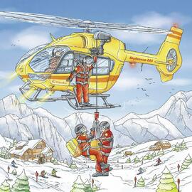 Ravensburger - Let's Go Skiing Jigsaw Puzzle 3x49pc Puzzle Set