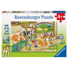 Ravensburger Merry Country Life Jigsaw Puzzle 2x24pc