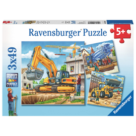 Ravensburger - Construction Vehicle 3x49pc Jigsaw Puzzle