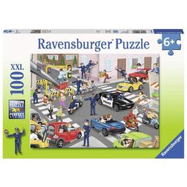 Ravensburger Police on Patrol Jigsaw Puzzle 100pc | XXL Pieces