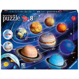 Ravensburger Solar System 8 Planets 3D Jigsaw Puzzle 522pc