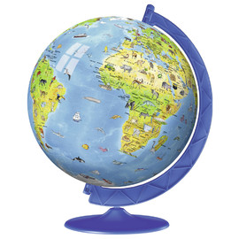 Ravensburger Children's Globe 3D Puzzle & Stand 180pc