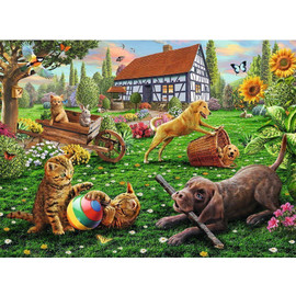 Ravensburger Playing In The Yard Jigsaw Puzzle 200pc