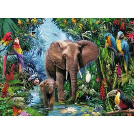 Ravensburger - Elephants at the Oasis 150pc Jigsaw Puzzle